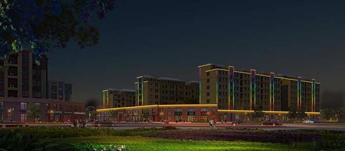 沈陽(yáng)鐵西萬達(dá)廣場(chǎng)泛光照明工程